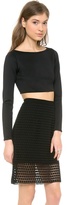 Thumbnail for your product : Milly Cropped Top