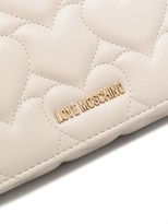 Thumbnail for your product : Love Moschino Heart Quilted Faux Leather Crossbody Bag