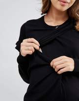 Thumbnail for your product : ASOS Maternity - Nursing ASOS Maternity NURSING Split Sleeve Sweater