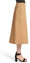 Thumbnail for your product : Lafayette 148 New York Rosella Stretch Cotton Midi Skirt
