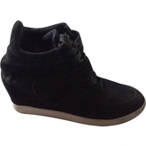 Thumbnail for your product : Steve Madden Black Pony-style calfskin Trainers