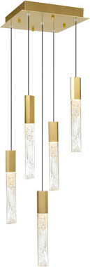 CWI Lighting 12'' Modern Integrated LED Mini Pendant for Kitchen Island, Dining Area, or Foyer