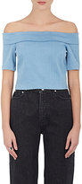 Thumbnail for your product : 3x1 WOMEN'S DENIM OFF-THE-SHOULDER CROP TOP