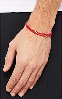 Luis Morais Men's Beaded Double-Wrap Bracelet