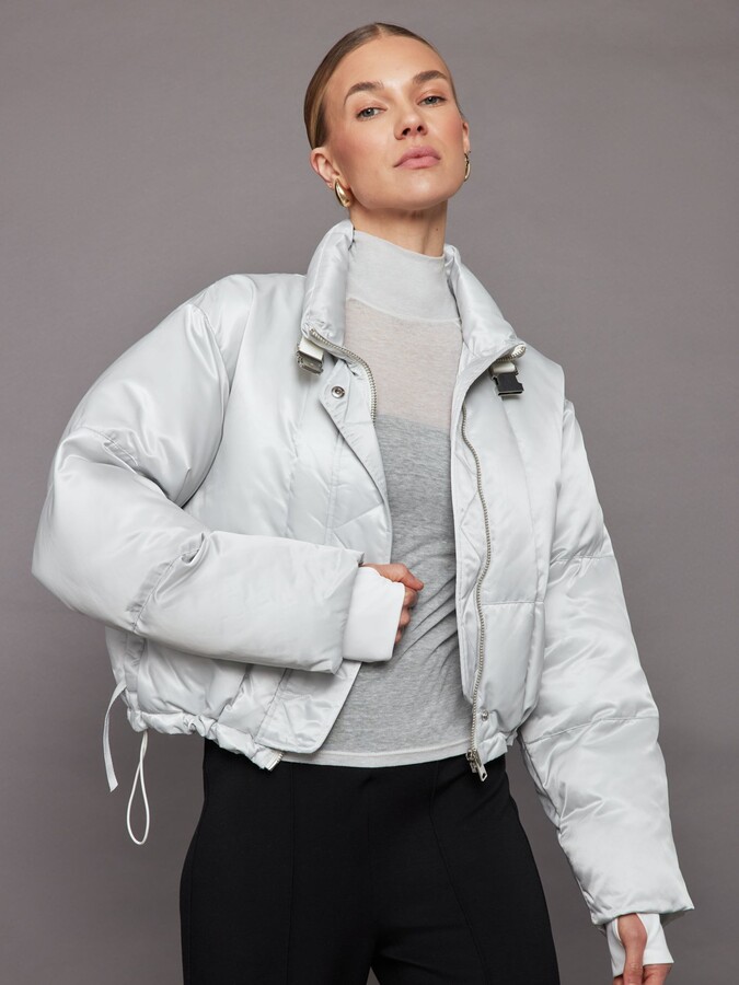 SHOREDITCH SKI CLUB Hallie Puffer - Ice Grey