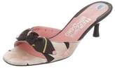 Thumbnail for your product : Ferragamo Floral Slide Sandals