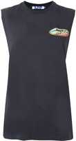 Thumbnail for your product : Sjyp sleeveless logo-print T-shirt