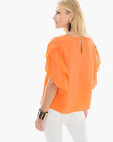 Thumbnail for your product : Chico's Layered Flounce-Sleeve Top