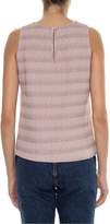 Thumbnail for your product : Framed striped tweed tank top