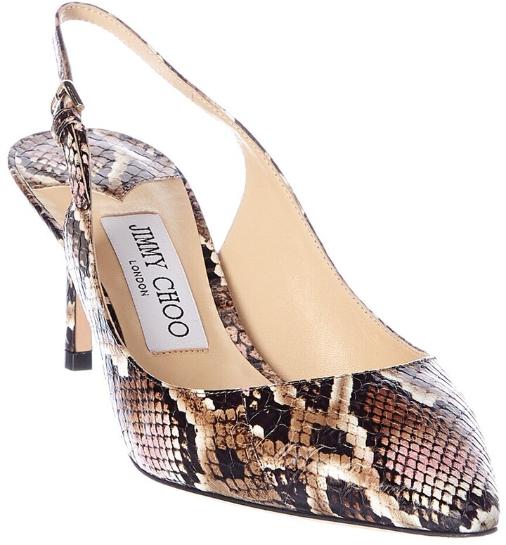 black pointed mule heels