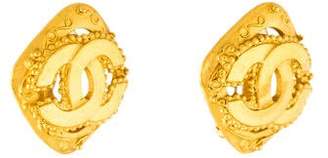 Chanel CC Filigree Clip-On Earrings