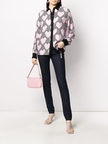 Thumbnail for your product : Love Moschino Heart Checkered Print Blouse