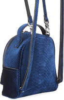 Thumbnail for your product : Neiman Marcus Snake Velvet Backpack