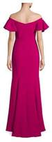Thumbnail for your product : Xscape Evenings Ruffle Off-The-Shoulder Gown