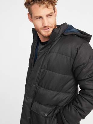 Old Navy Quilted Detachable-Hood Heritage Jacket for Men