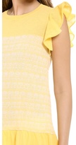 Thumbnail for your product : RED Valentino Ruffle Sleeve Tunic Top