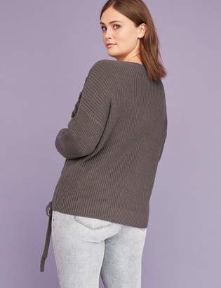 Lane Bryant Side Lace-Up Sweater
