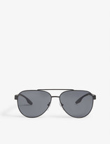 Thumbnail for your product : Prada Linea Rossa 54TS aviator sunglasses