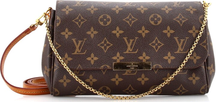 Louis Vuitton Favorite Handbag Monogram Canvas MM - ShopStyle Shoulder Bags