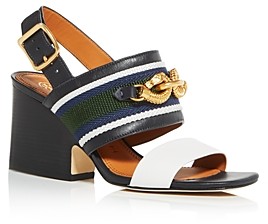 Tory Burch Women's Jessa Slingback Block-Heel Sandals - ShopStyle