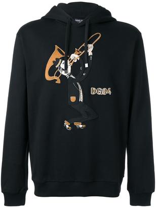 Dolce & Gabbana trombonist patch hoodie