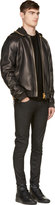 Thumbnail for your product : Giuseppe Zanotti Black Leather Hoodie