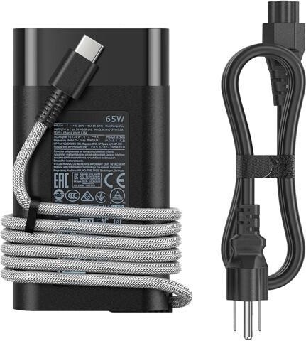 PISKEKAT 65W Laptop Charger for HP Envy X360 Elitebook x360 Elite x2 Chromebook X360,20V/3.25A AC Adapter for HP Chromebook Envy ZBook ProBook Type C Travel...