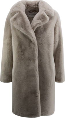 Long Fur Collar Coat
