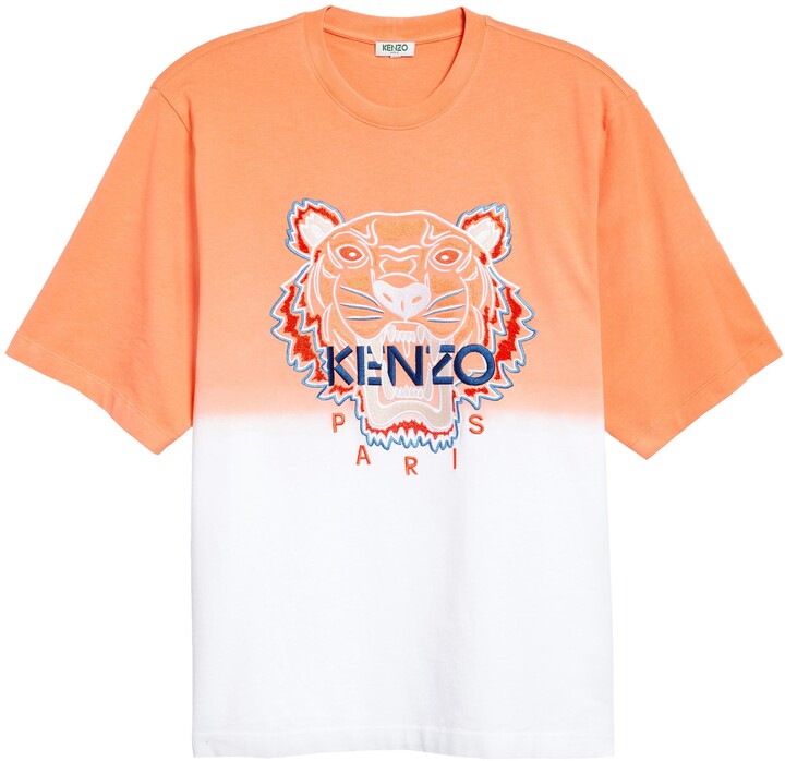 kenzo shirt orange