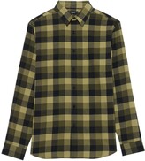 Thumbnail for your product : Theory Irving Slim Fit Overdyed Plaid Button-Up Shirt
