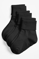 Thumbnail for your product : Tucker + Tate Cotton Blend Socks with Turn Back Cuffs (3-Pack) (Baby Girls, Toddler Girls, Little Girls & Big Girls)