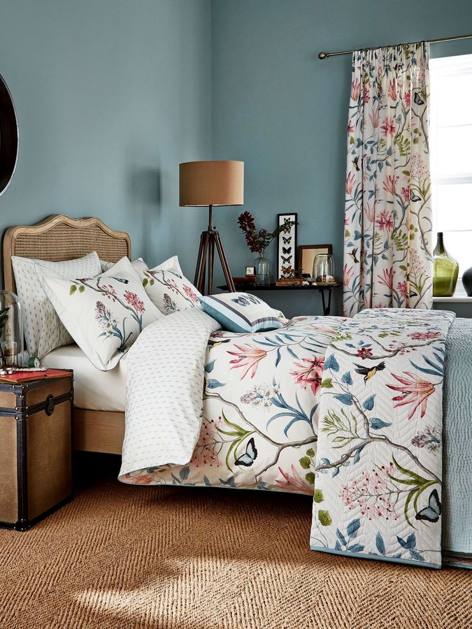 Sanderson Clementine duvet cover single duck egg ShopStyle