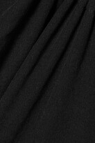Thumbnail for your product : Rosetta Getty Cutout Ruched Cotton-jersey Top - Black