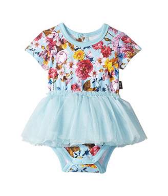 Rock Your Baby Nothing But Flowers Short Sleeve Circus Dress (Infant)