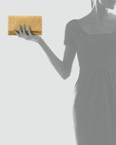 Thumbnail for your product : Moyna Beaded Flap-Top Clutch Bag, Gold