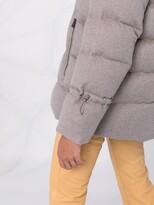 Thumbnail for your product : Moorer Padded Hooded Down Coat