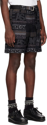 Sacai Black Eric Haze Edition Shorts