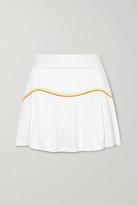 Thumbnail for your product : L'Etoile Sport Performance Team Mesh-paneled Stretch-jersey Tennis Skirt