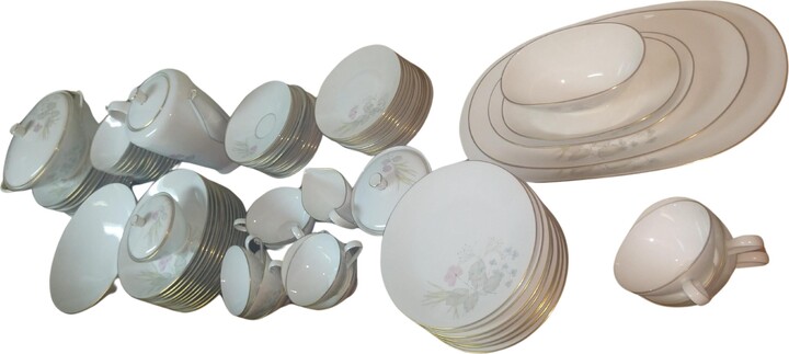 Rosenthal Mid Century 99 Piece Set Of Porcelain China Parisian Spring Germany