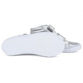 Thumbnail for your product : Lacoste Silver Popstop Velcro Sneakers