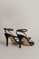 Thumbnail for your product : Karen Millen Suede Strappy Thong Heeled Sandal