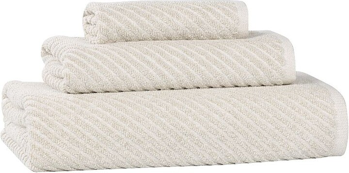 Superior 3-Piece Amelia Cotton Blend Medium Weight Towel Set