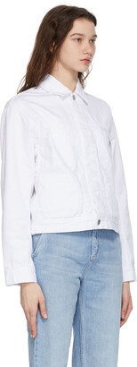 Carhartt Work In Progress White Denim Sonora Jacket