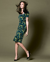 Thumbnail for your product : Zac Posen ZAC Wren Floral-Print Ruffle-Hem Dress
