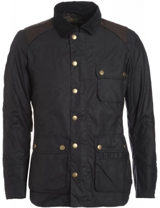 Barbour Heritage Jacket, Navy Casting Slim Fit Waxed Jacket