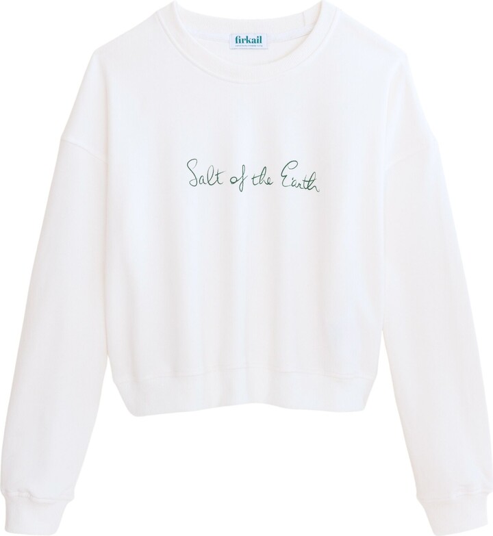 Firkail Boxy Crewneck 60/40 - Salt Of The Earth - ShopStyle Tops