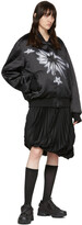 Thumbnail for your product : we11done Black Wool & Polyester Mini Skirt