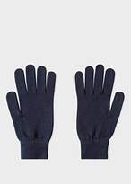 Thumbnail for your product : Men's Navy Lambswool Gloves