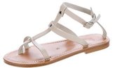 Thumbnail for your product : K Jacques St Tropez Gina Leather Sandals w/ Tags