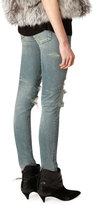 Thumbnail for your product : Saint Laurent Distressed Skinny 5-Pocket Jeans